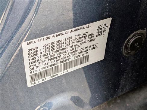 Used 2017 Honda Pilot EX-L image 16