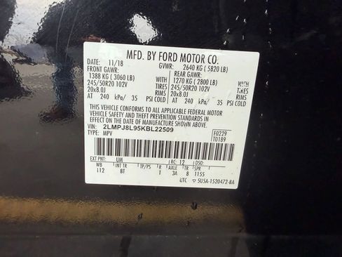 Used 2019 Lincoln Nautilus Reserve image 35