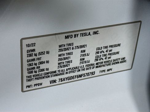 Used 2022 Tesla Model Y Performance image 32