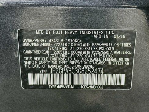 Used 2016 Subaru Crosstrek 2.0i Premium AWD/4WD image 28