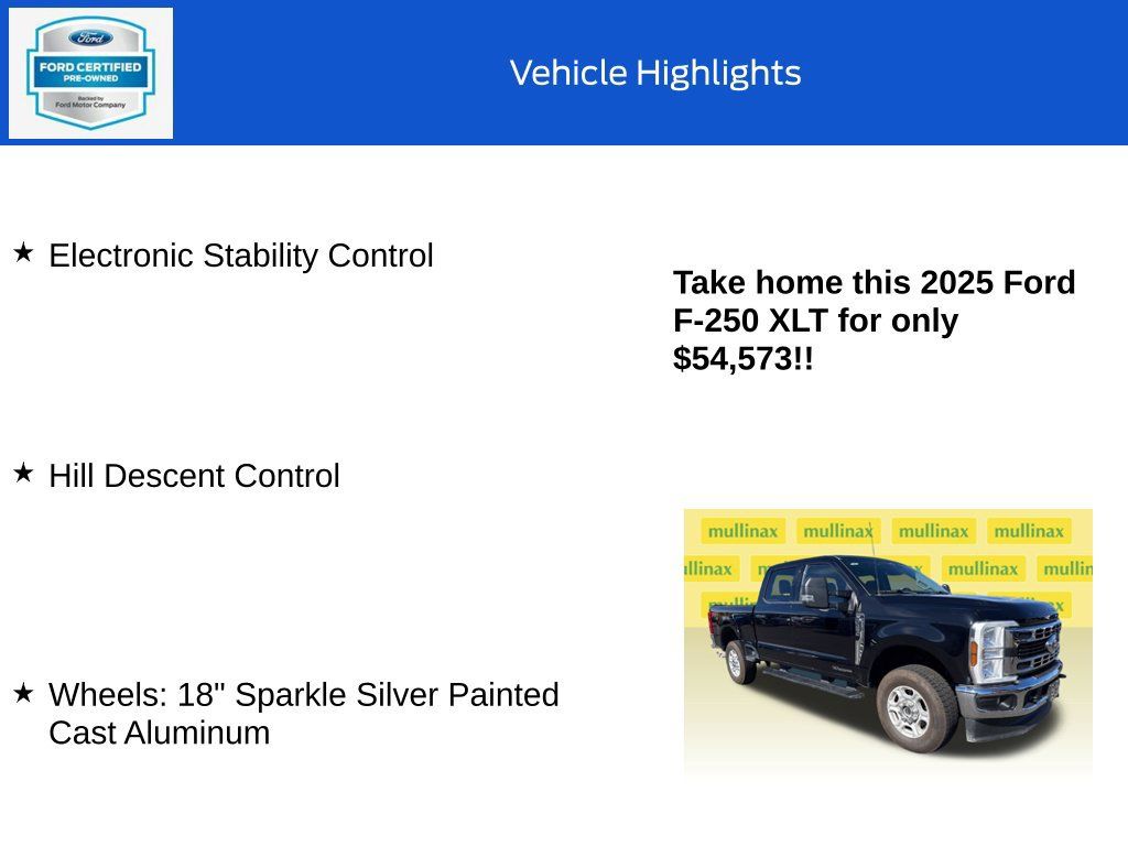 Used 2025 Ford F250 XLT w/ FX4 Off-Road Package AWD/4WD image 19