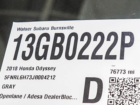 Used 2018 Honda Odyssey EX-L image 32