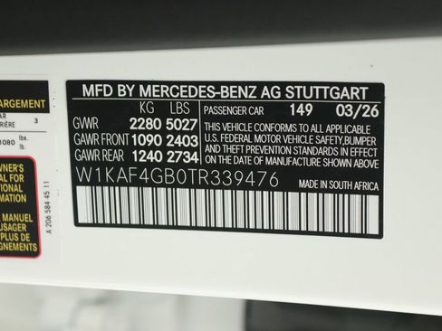New 2026 Mercedes-Benz C 300 Sedan image 12