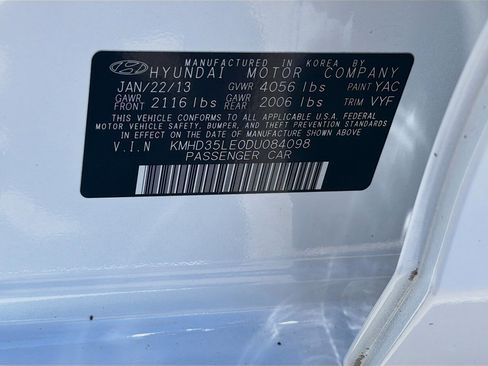 Used 2013 Hyundai Elantra GT w/ Touch & Go Pkg FWD image 34
