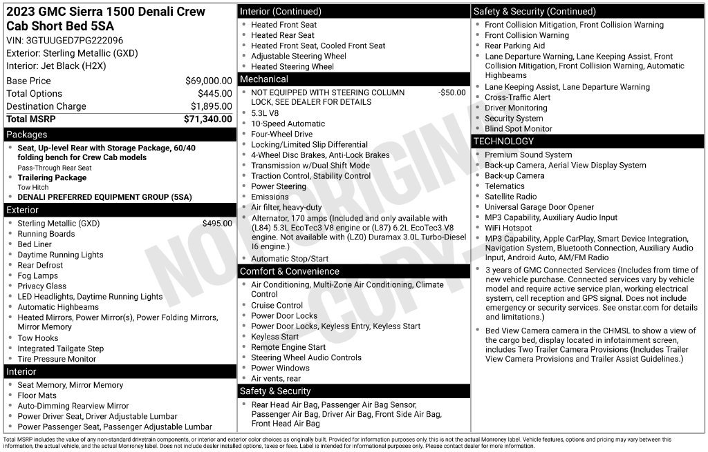 Used 2023 GMC Sierra 1500 Denali AWD/4WD image 23