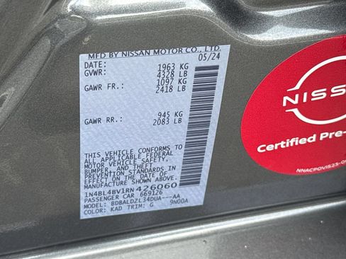 Certified 2024 Nissan Altima 2.5 S FWD image 47