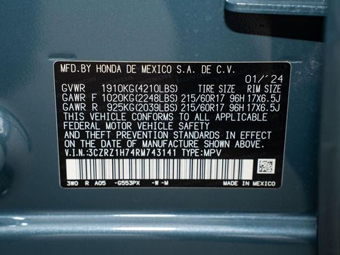 Certified 2024 Honda HR-V EX-L image 39