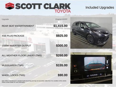 Used 2025 Toyota Sienna XSE w/ XSE Plus Package AWD/4WD image 8