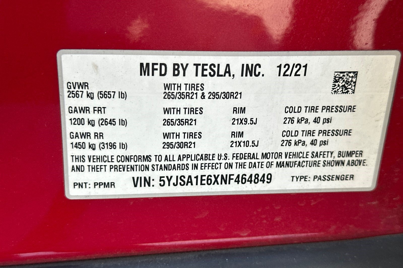 Used 2022 Tesla Model S Plaid AWD/4WD image 39