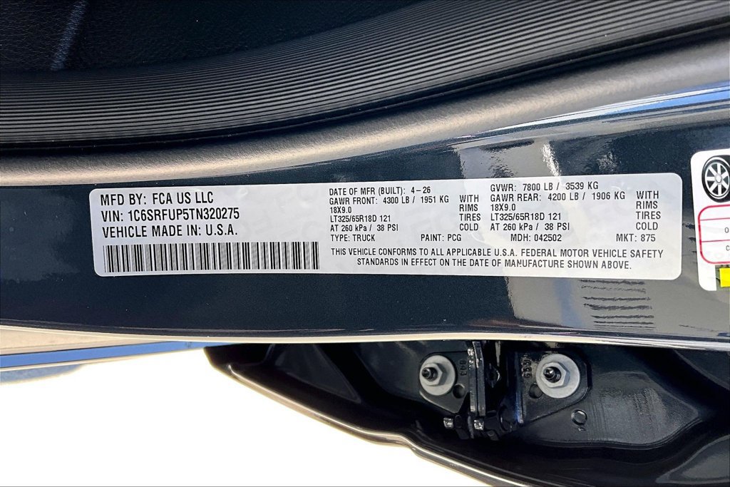 New 2026 RAM 1500 RHO w/ RHO Level 1 Equipment Group AWD/4WD image 35