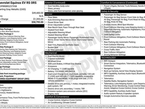 Used 2024 Chevrolet Equinox EV RS AWD/4WD image 4
