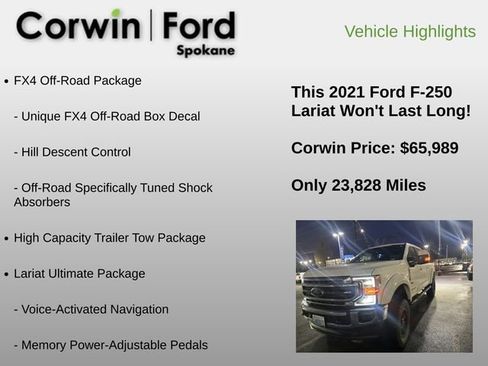 Used 2021 Ford F250 Lariat w/ Lariat Ultimate Package image 6