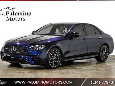 Used 2022 Mercedes-Benz E 350 Sedan w/ AMG Line Exterior image 1