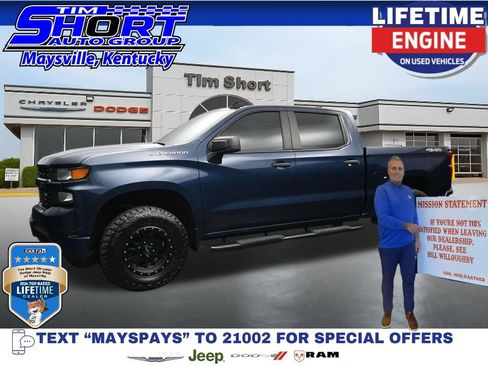 Used 2021 Chevrolet Silverado 1500 Custom w/ LPO, Dark Essentials Package AWD/4WD image 1