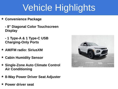 Used 2022 Chevrolet TrailBlazer LT w/ Convenience Package FWD image 5