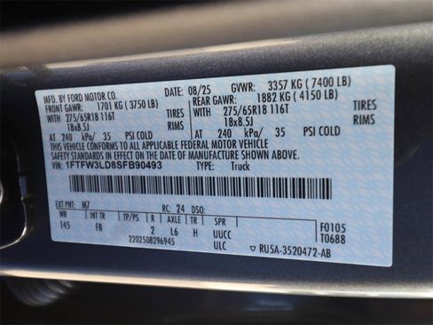 New 2025 Ford F150 XLT w/ Equipment Group 302A MID image 21