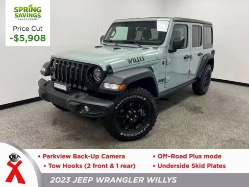 Used 2023 Jeep Wrangler Unlimited Sport AWD/4WD image 2