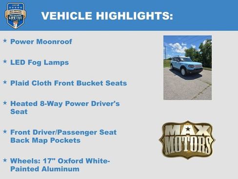 New 2026 Ford Bronco Sport Heritage w/ Convenience Package AWD/4WD image 17