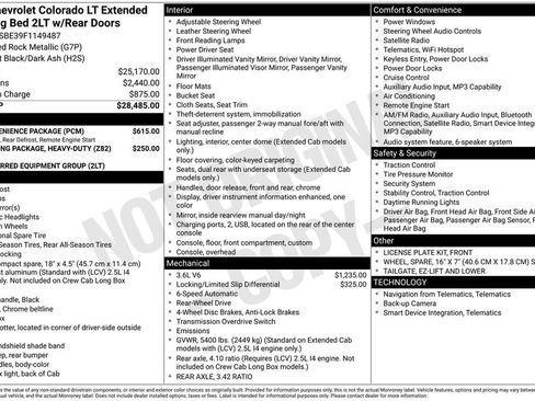 Used 2015 Chevrolet Colorado LT w/ LT Convenience Package image 2