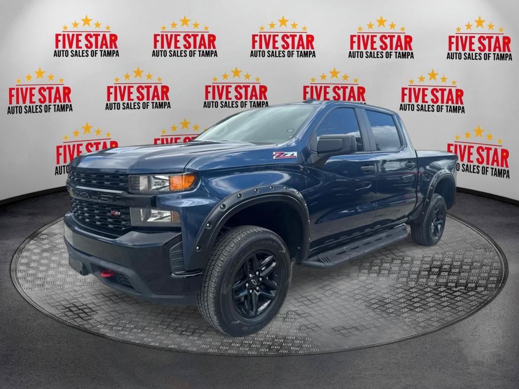Used 2021 Chevrolet Silverado 1500 Custom Trail Boss w/ LPO, Dark Essentials Package AWD/4WD image 3