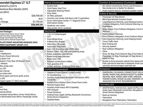 New 2026 Chevrolet Equinox LT image 23