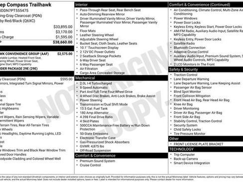 Used 2023 Jeep Compass Trailhawk w/ Trailhawk Convenience Group AWD/4WD image 3