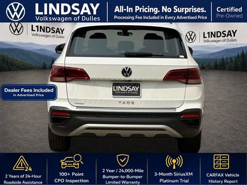 Certified 2023 Volkswagen Taos S w/ IQ Drive S Package FWD image 6
