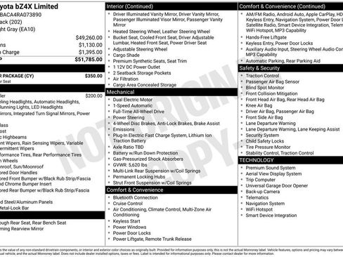 Used 2024 Toyota bZ4X AWD w/ Weather Package image 2