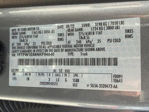 Used 2022 Ford F150 XLT w/ Equipment Group 302A High AWD/4WD image 28