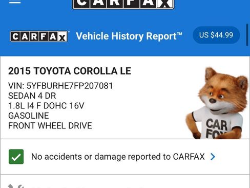 Used 2015 Toyota Corolla LE image 4