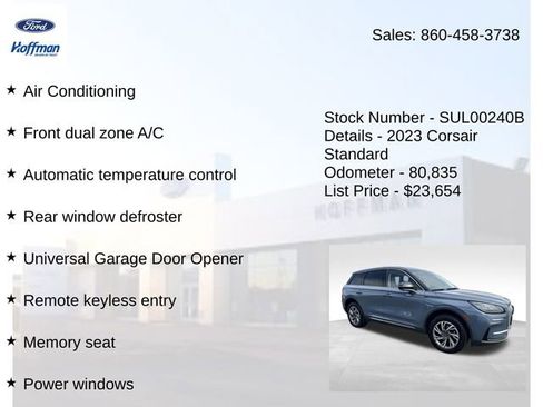 Used 2023 Lincoln Corsair AWD w/ Equipment Group 101A image 20