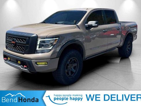 Used 2021 Nissan Titan PRO-4X w/ Off Road Protection Package AWD/4WD image 1