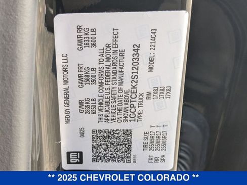 New 2025 Chevrolet Colorado LT w/ Advanced Trailering Package image 37