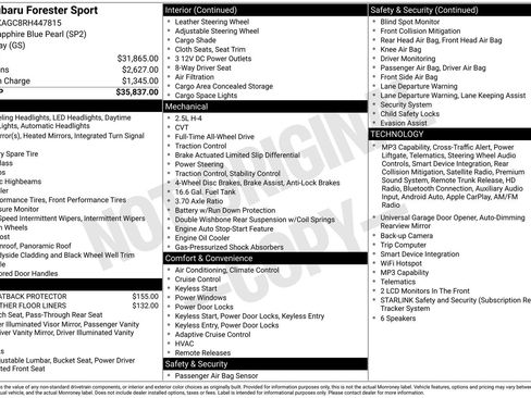 Certified 2024 Subaru Forester Sport AWD/4WD image 19