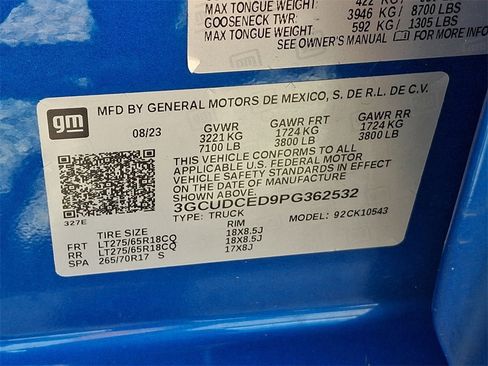 Certified 2023 Chevrolet Silverado 1500 Custom Trail Boss image 29