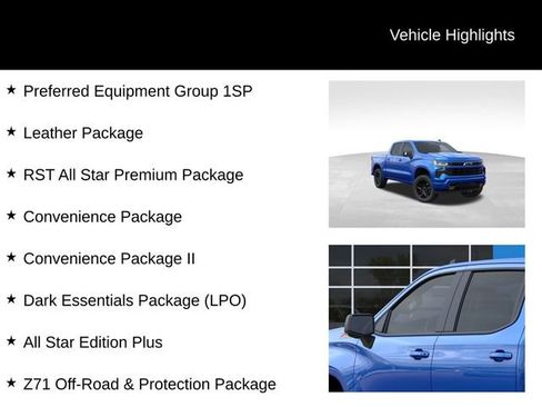 New 2025 Chevrolet Silverado 1500 RST w/ RST All Star Premium Package image 8