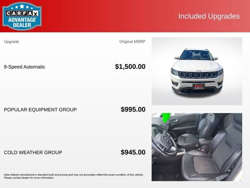 Used 2019 Jeep Compass Latitude w/ Popular Equipment Group AWD/4WD image 13
