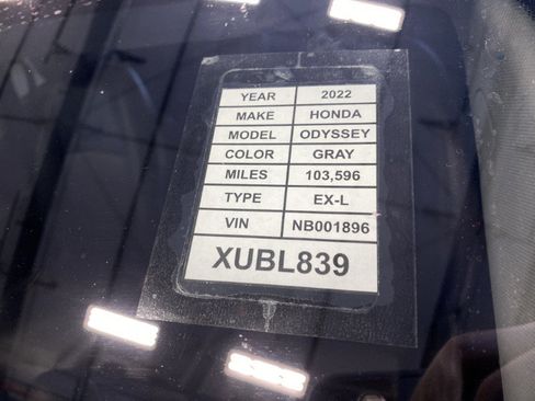 Used 2022 Honda Odyssey EX-L image 39