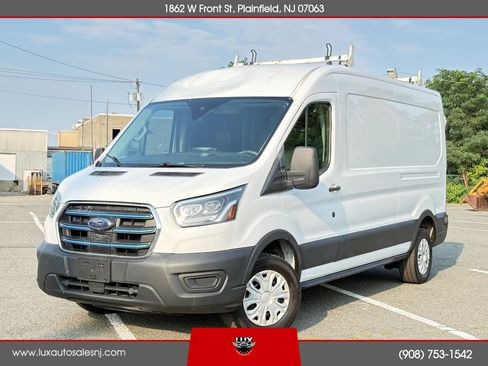 Used 2022 Ford E-Transit Medium Roof w/ Load Area Protection Package RWD image 1
