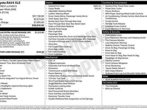 Certified 2018 Toyota RAV4 XLE image 31