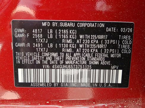 New 2026 Subaru Crosstrek 2.5i Wilderness AWD/4WD image 18