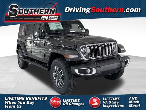 New 2025 Jeep Wrangler Unlimited Sahara w/ Technology Group AWD/4WD image 1