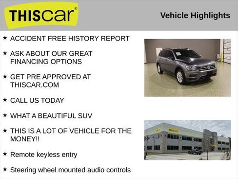 Used 2019 Volkswagen Tiguan S w/ Driver Assistance Package FWD image 9