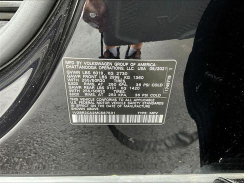 Used 2021 Volkswagen Atlas SEL AWD/4WD image 19