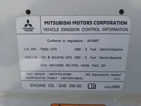 Used 2019 Mitsubishi Outlander 4WD Plug-In Hybrid image 22