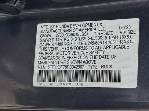 Used 2023 Honda Ridgeline RTL-E image 33
