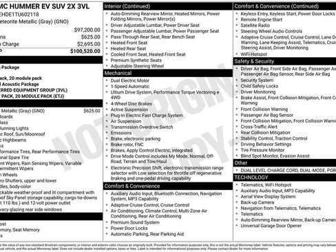New 2026 GMC Hummer EV SUV AWD/4WD image 39