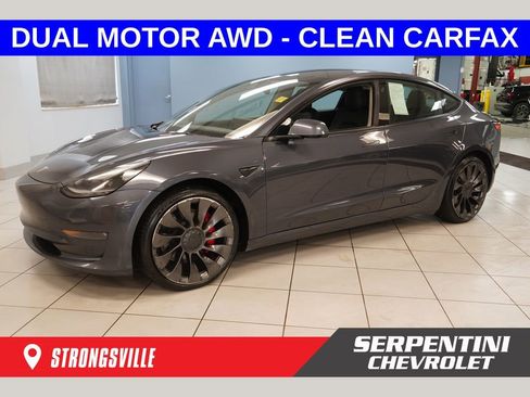 Used 2022 Tesla Model 3 Performance AWD/4WD image 1