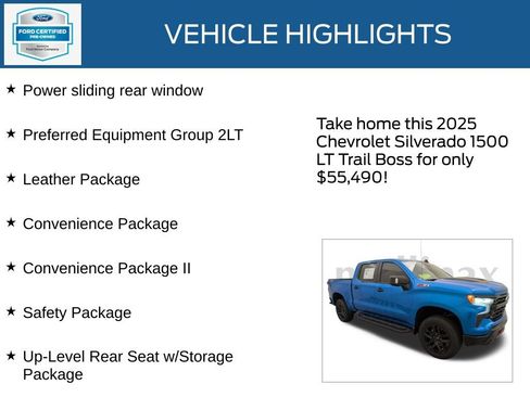 Used 2025 Chevrolet Silverado 1500 LT Trail Boss w/ Convenience Package II image 35