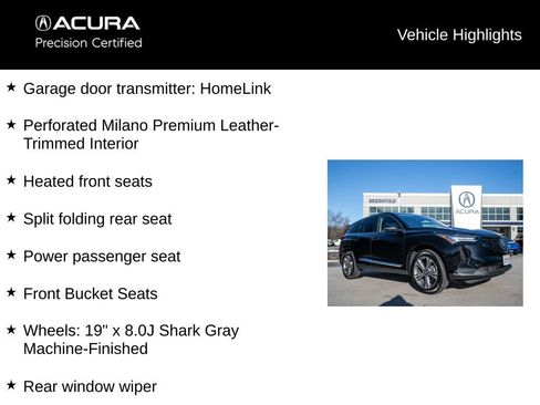 Certified 2025 Acura RDX w/ Technology Package image 21
